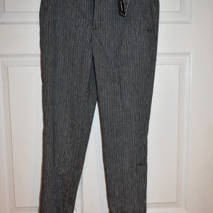 Express Men Gray Blue Stripe Dress Slim Pants SZ 28